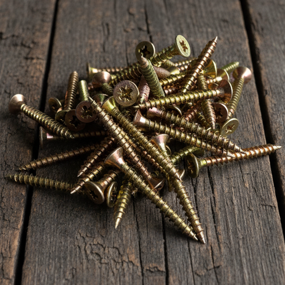 Wood Screws Multi Purpose YZP Pozi Head Decking Screws Outdoor - DIYUK