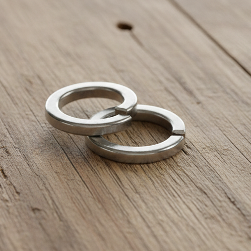 Split Lock Washers DIN 127B - Zinc Plated Spring Steel - Sizes M6 to M20 - DIYUK