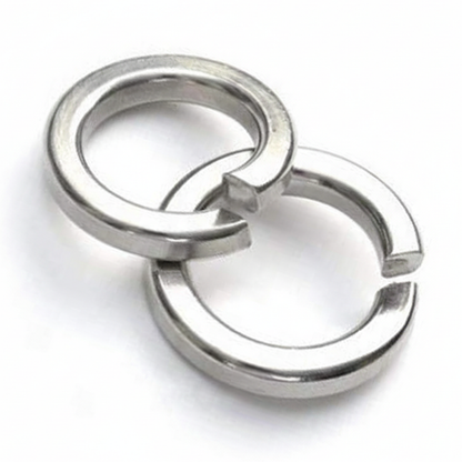 Split Lock Washers DIN 127B - Zinc Plated Spring Steel - Sizes M6 to M20 - DIYUK