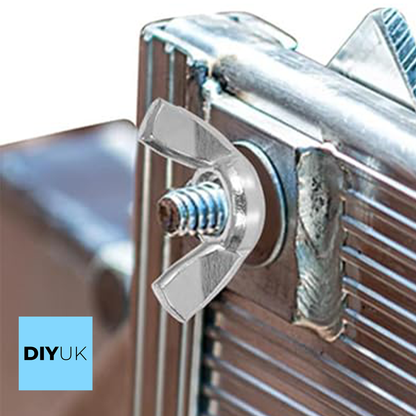 Wing Butterfly Nuts (American) Zinc Plated Steel Wingnuts DIN 315