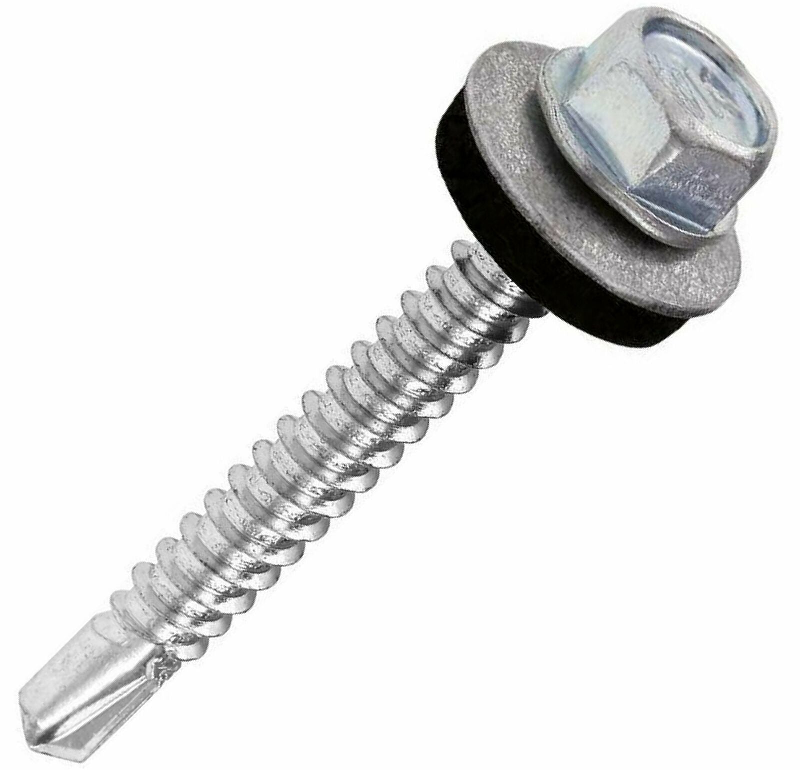 Self Drilling Tek Screws with EPDM Sealing Washer for Roofing Cladding