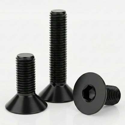 Black Oxide Hex Socket Countersunk Bolt DIN 7991 Flat Head Screw M6 M8