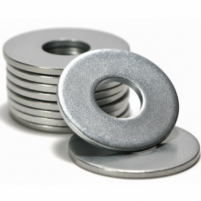 Penny Washers | Large Extra Wide Flat Repair Washers Form G | Steel with Bright Zinc Plated (BZP) Finish | DIN 9021 | Metric Sizes M4 to M30 - DIYUK