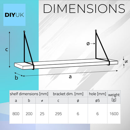 Wooden Floating Shelf, Elegant Wall Mounted Natural Paulownia Shelving for Modern Home Decor - DIYUK