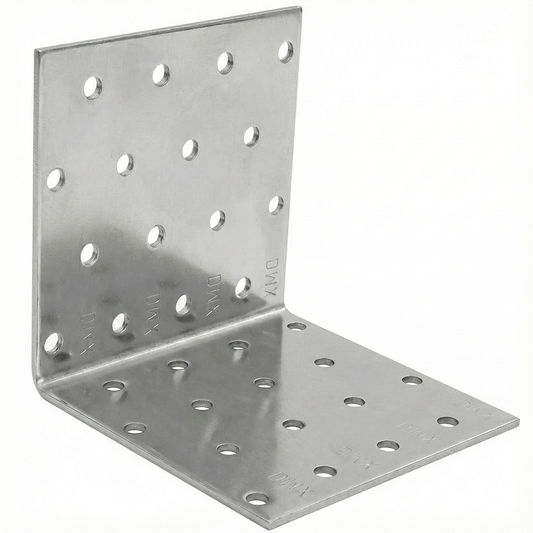 Heavy Duty Angle Brackets | 2mm Galvanised Steel L Corner Brace