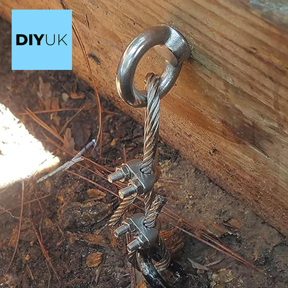 Lifting Eye Bolt Heavy Duty Lifting Ring Eye Bolts Male Screw Thread, Ring Shape Eyebolts for Secure Hooking and Lifting DIYUK - DIYUK