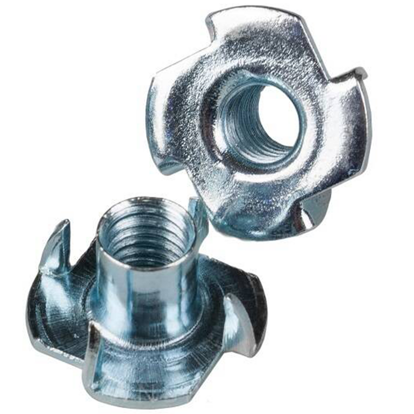 Captive Nuts Four Pronged Tee Nuts Steel Zinc Plated T Nut