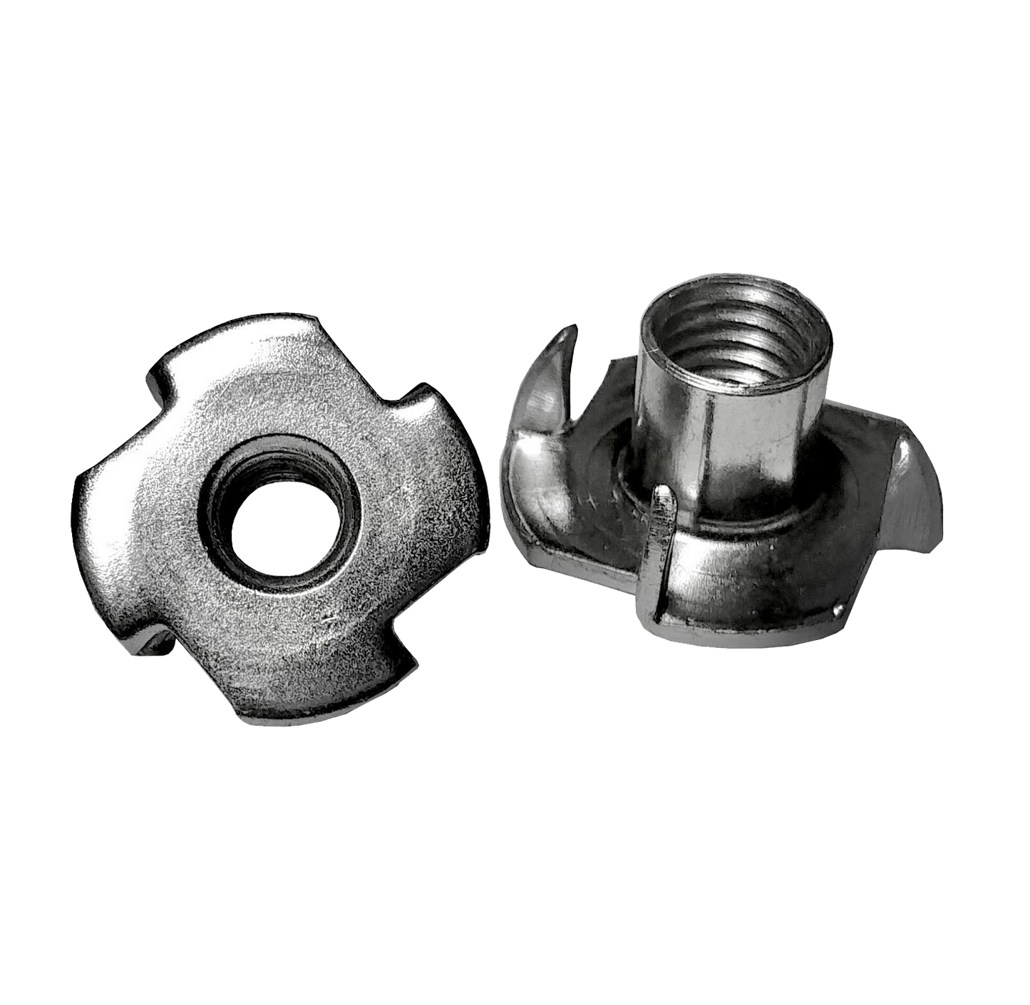 Captive Nuts Four Pronged Tee Nuts Steel Zinc Plated T Nut
