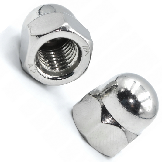 Dome Nuts Stainless Steel Hex Cap Acorn Domed Nuts Rust Hexagon Nut Caps DIN 1587