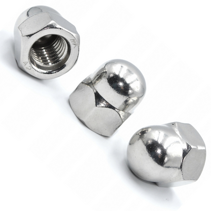 Dome Nuts Stainless Steel Hex Cap Acorn Domed Nuts Rust Hexagon Nut Caps DIN 1587