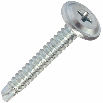 BAYPOLE SELF DRILLING/TAPPING TEK SCREWS WAFER HEAD uPVC BAY WINDOW FIXING SCREW - DIYUK