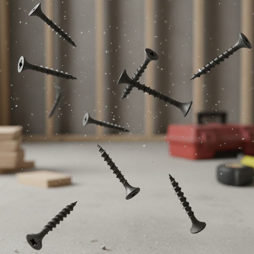 Coarse Thread Drywall Screws for Timber | Black Phosphate | DIYUK
