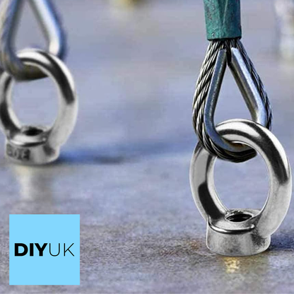 Lifting Eye Nut, DIN 582 | Forged Steel in BZP | Heavy-Duty - DIYUK