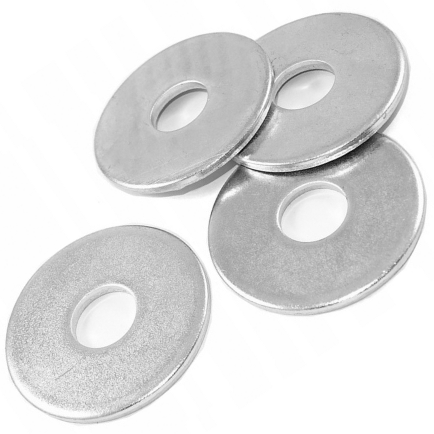 Penny Washers A2 Stainless Steel - Large Flat Mudguard Repair Fender Washers DIN 9021 - DIYUK