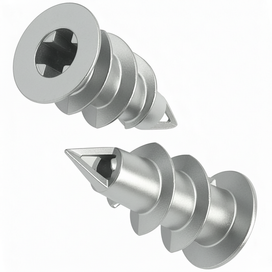 Zinc Metal Self-Drilling Plasterboard Wall Anchors Heavy Duty Driva | Quick No Drill Drywall Plugs Speed Plug - DIYUK