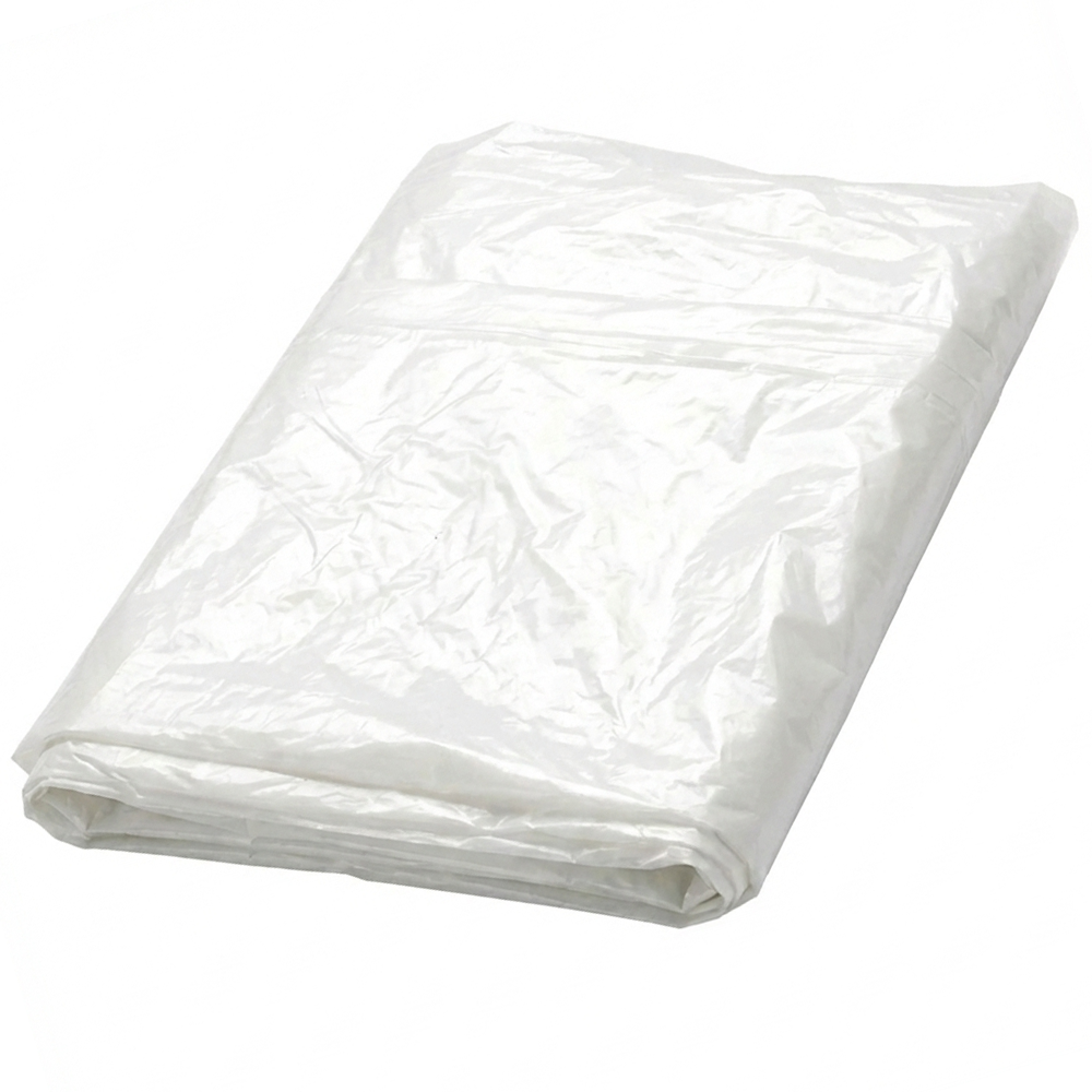 Large Polythene Dust Sheet 4m x 5m Plastic Decorating Cover Painting Waterproof - DIYUK