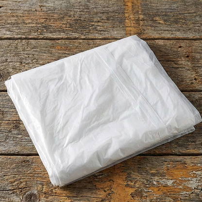 Large Polythene Dust Sheet 4m x 5m Plastic Decorating Cover Painting Waterproof - DIYUK