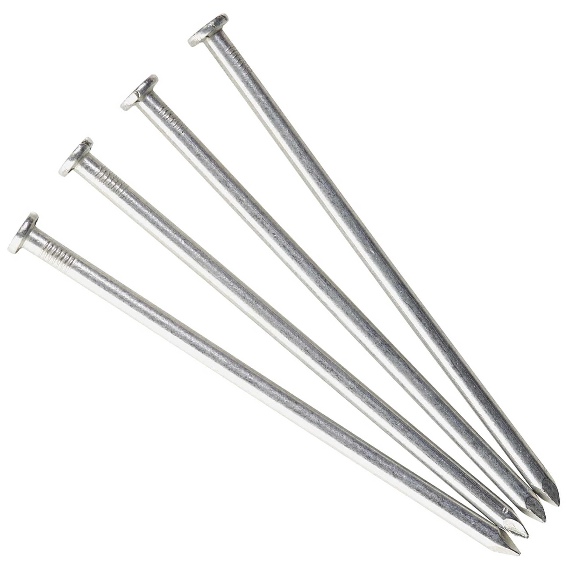 Galvanised Steel Round Head Nails | Heavy Duty Corrosion-Resistant for Outdoor - DIYUK
