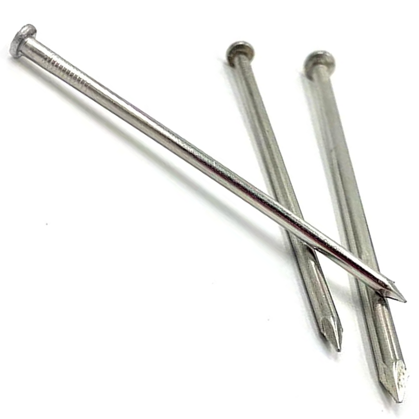 Galvanised Steel Round Head Nails | Heavy Duty Corrosion-Resistant for Outdoor - DIYUK
