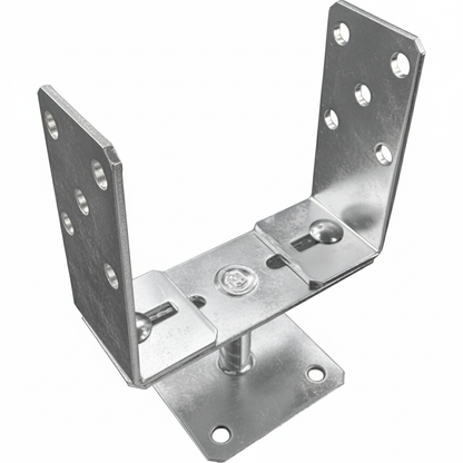 Adjustable Metal Brackets for Fence Post Repair to Concrete, Decking Support DIYUK - DIYUK