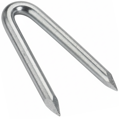 Fencing Staples Heavy-Duty | Hot-Dip Galvanised U-Nails for Wood Posts | Secure Wire Mesh, Netting & Barbed Wire - DIYUK