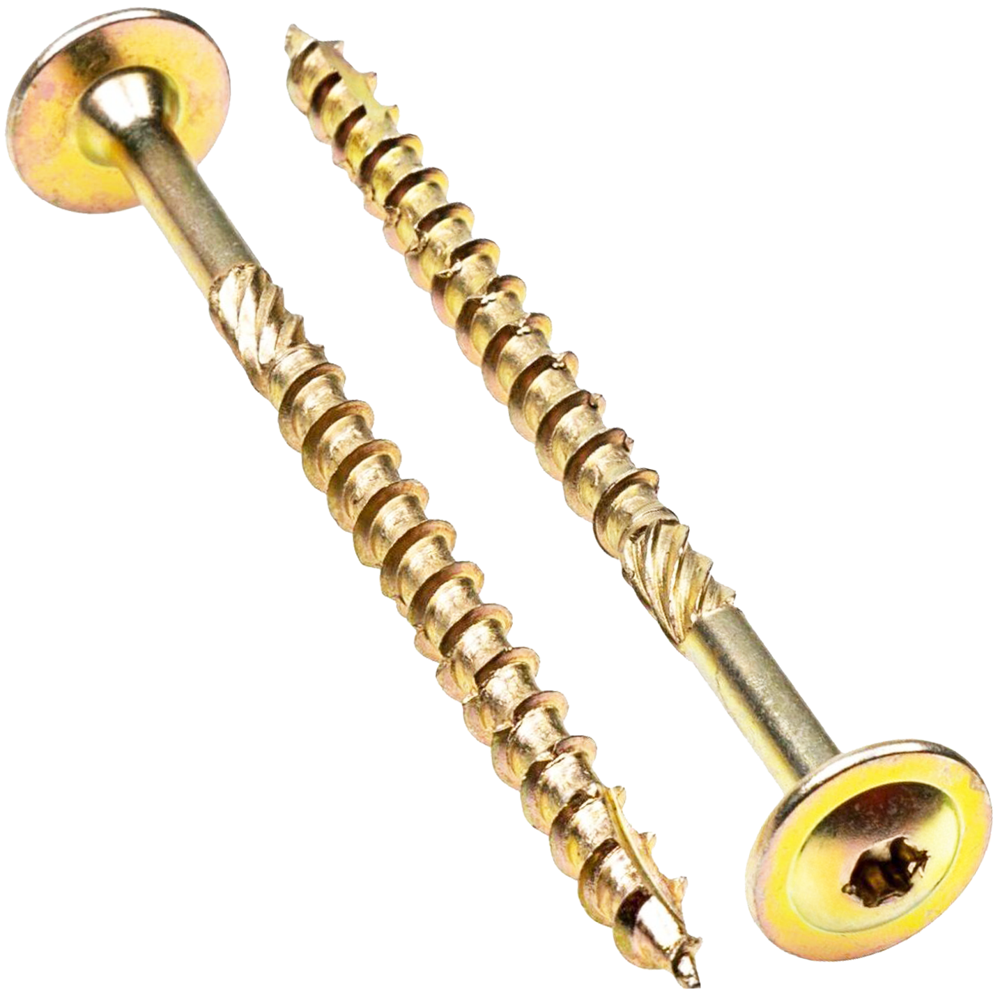Wood Screws Wafer Head Torx Screw Self Tapping Steel Yellow Zinc Plated