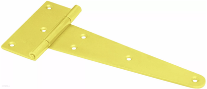 Tee Hinges GOLD GALVANISED Heavy Duty High Quality Strap T Hinge Door Gate Shed - DIYUK