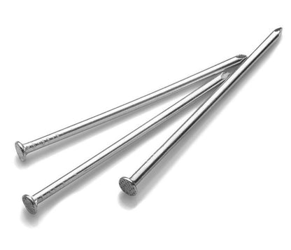 Galvanised Steel Round Head Nails | Heavy Duty Corrosion-Resistant for Outdoor - DIYUK