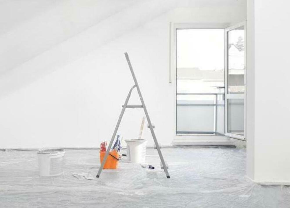 Large Polythene Dust Sheet 4m x 5m Plastic Decorating Cover Painting Waterproof - DIYUK