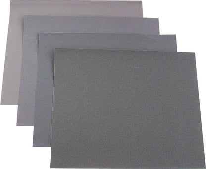 Wet And Dry Abrasive Sandpaper 100-1500 Grit Full Sheets 230mm X 280mm (A4 Size) - DIYUK