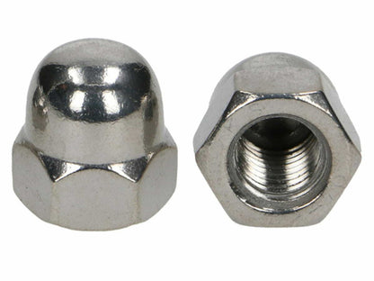Dome Nuts Stainless Steel Hex Cap Acorn Domed Nuts Rust Hexagon Nut Caps DIN 1587